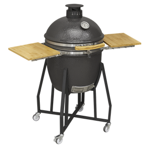 Sealey | Dellonda Deluxe 22"(56cm) Ceramic Kamado Style BBQ with Wheeled Stand - DG159