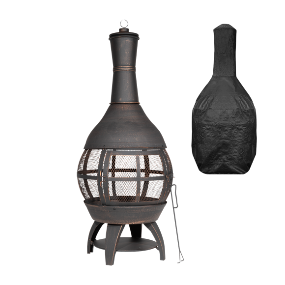 Sealey Dellonda Deluxe 360° Chiminea/Fire Pit/Outdoor Heater DG241