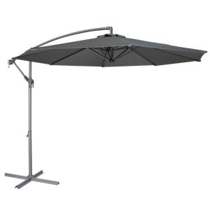 Sealey | Dellonda Banana Parasol with Cover 3m - Grey - DG264