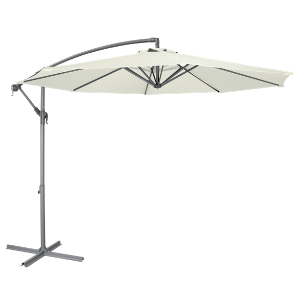 Sealey | Dellonda Banana Parasol with Cover 3m - Cream - DG265