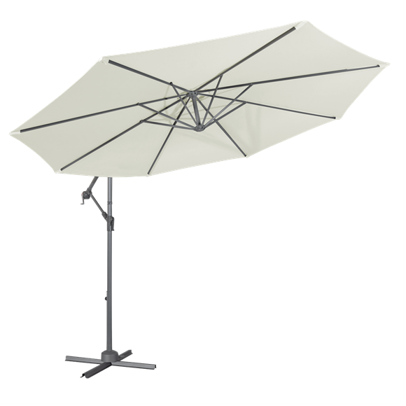 Sealey | Dellonda Banana Parasol with Cover 3m - Cream - DG265