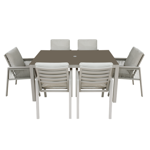 Sealey | Dellonda Fusion Outdoor Dining Set 7pc - DG274