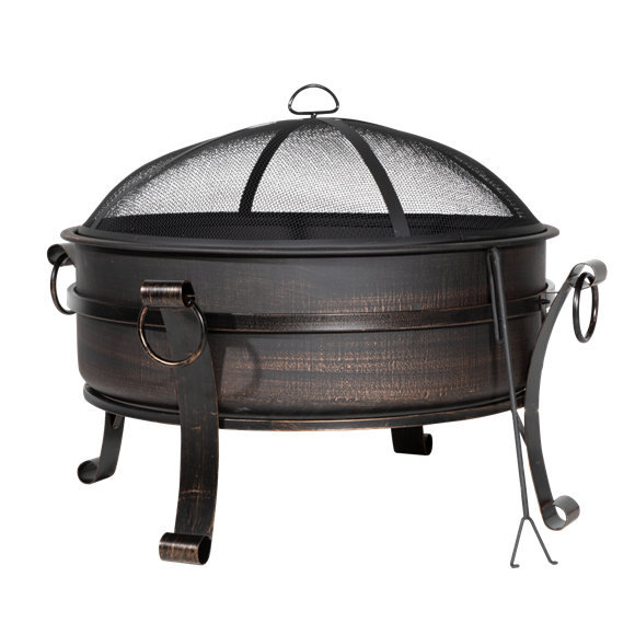 Sealey Dellonda 30" Deluxe 2 1 Outdoor Fire Pit & Coffee Table DG42