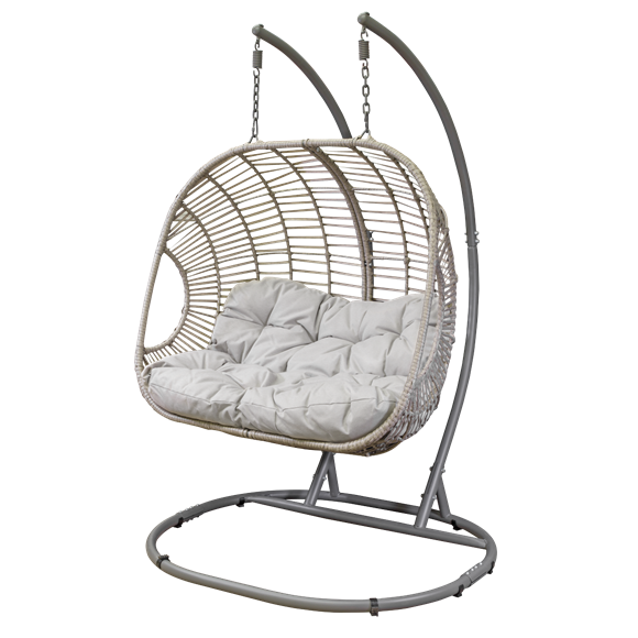 Sealey | Dellonda Double Swinging Egg Chair with Cushion - DG61