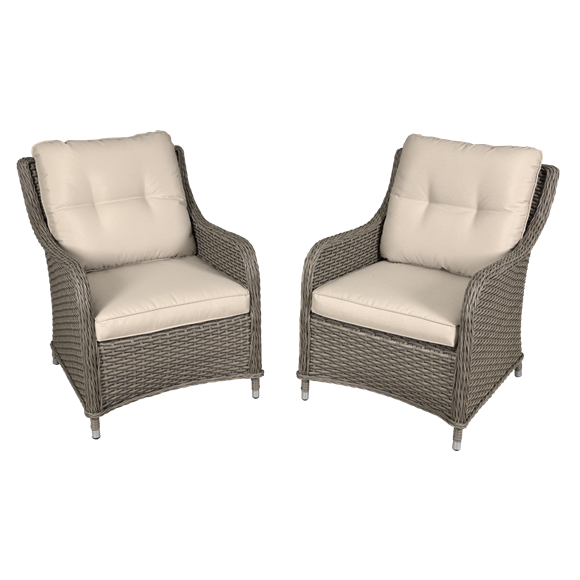 Sealey | Dellonda Chester Rattan Wicker Outdoor Armchairs 2pc - DG69