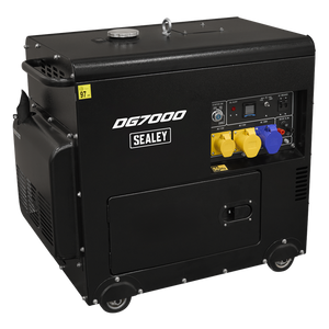 7000W Diesel Generator 4-Stroke Engine 110/230V - SE-DG7000