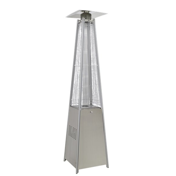 Sealey | Dellonda 13kW Pyramid Gas Patio Heater 13kW Commercial/Garden Use - Stainless Steel - DG99