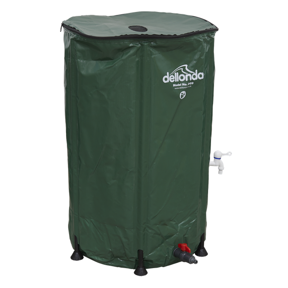 Sealey | Dellonda Collapsible PVC Garden Water Butt with Zipped Lid & Drain Tap 250L - DG9