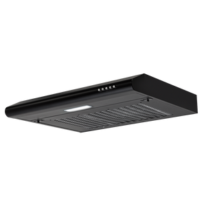 Baridi Visor Cooker Hood Extractor Fan 60cm - Black - SE-DH107