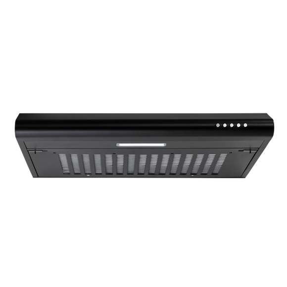 Baridi Visor Cooker Hood Extractor Fan 60cm - Black - SE-DH107