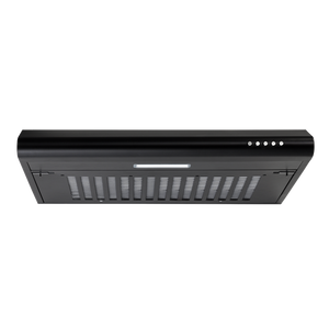 Baridi Visor Cooker Hood Extractor Fan 60cm - Black - SE-DH107