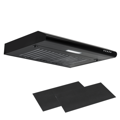 Sealey Baridi Visor Cooker Hood Extractor Fan 60cm Black SE DH107