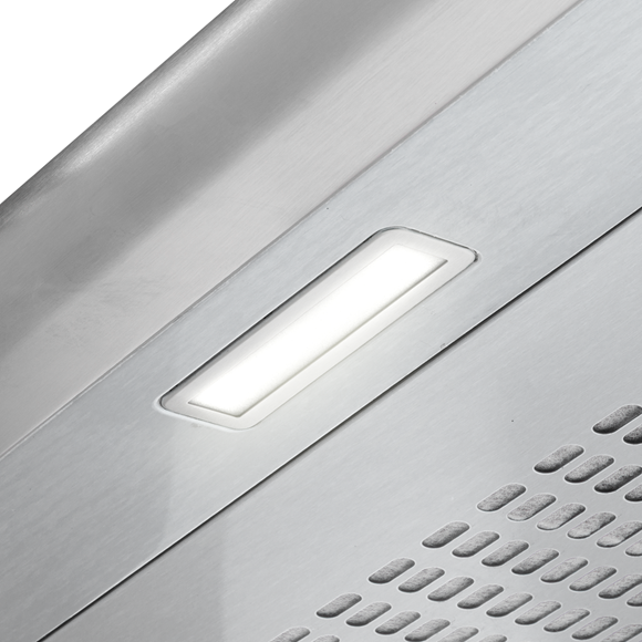 Baridi Visor Cooker Hood Extractor Fan 60cm - Stainless Steel - SE-DH108