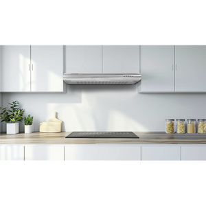 Baridi Visor Cooker Hood Extractor Fan 60cm - Stainless Steel - SE-DH108
