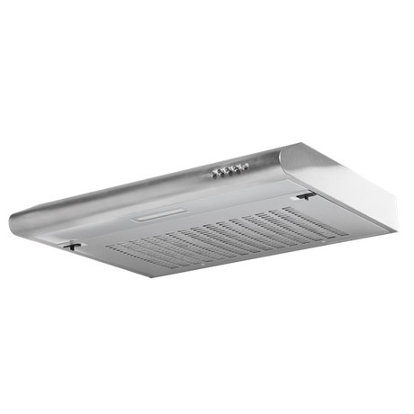 Baridi Visor Cooker Hood Extractor Fan 60cm - Stainless Steel - SE-DH108