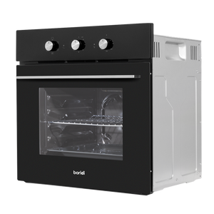 Baridi Built-In 5-Function Fan Assisted Oven with Timer 60cm, 55L Capacity - Black - SE-DH110