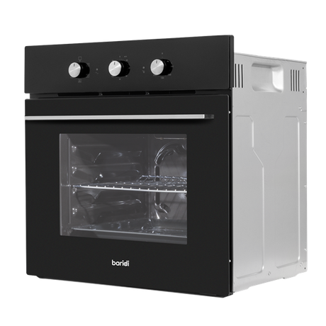 Baridi Built-In 5-Function Fan Assisted Oven with Timer 60cm, 55L Capacity - Black - SE-DH110