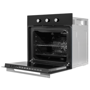 Baridi Built-In 5-Function Fan Assisted Oven with Timer 60cm, 55L Capacity - Black - SE-DH110