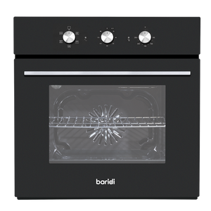 Baridi Built-In 5-Function Fan Assisted Oven with Timer 60cm, 55L Capacity - Black - SE-DH110