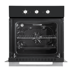 Baridi Built-In 5-Function Fan Assisted Oven with Timer 60cm, 55L Capacity - Black - SE-DH110