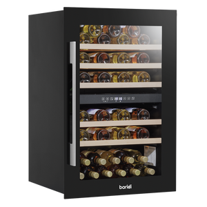 Baridi 57 Bottle Dual Zone Wine Fridge & Cooler 60cm - SE-DH118