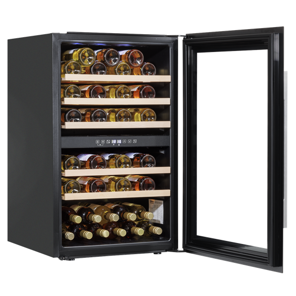Baridi 57 Bottle Dual Zone Wine Fridge & Cooler 60cm - SE-DH118