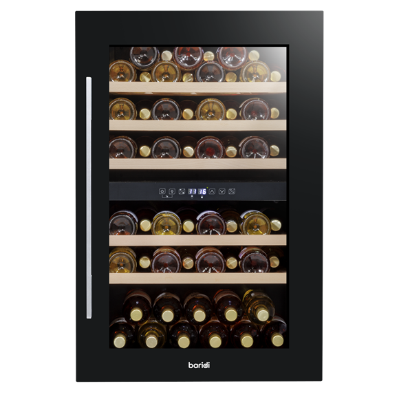 Baridi 57 Bottle Dual Zone Wine Fridge & Cooler 60cm - SE-DH118