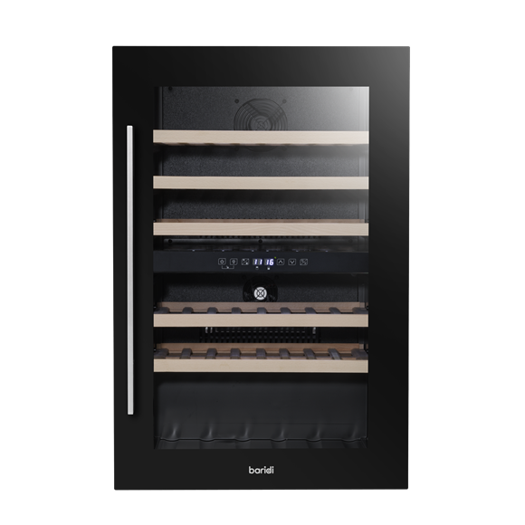 Baridi 57 Bottle Dual Zone Wine Fridge & Cooler 60cm - SE-DH118