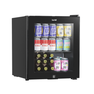 Sealey | Baridi Mini Tabletop Beer & Drinks Fridge 50L Capacity - Black - DH12