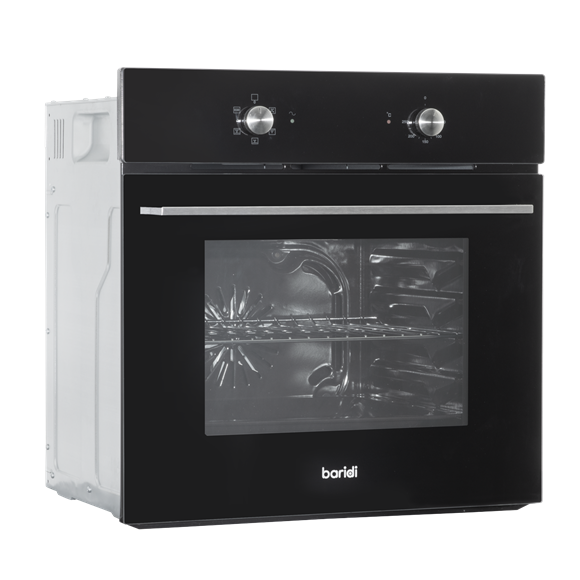 Sealey | Baridi Integrated Fan-Assisted Electric Oven 60cm 55L Capacity - Black - DH124