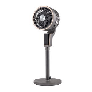 Baridi Pedestal Fan with Remote Control & 12hr Timer 12" - Grey - SE-DH141