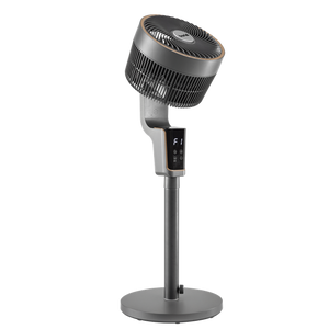 Baridi Pedestal Fan with Remote Control & 12hr Timer 12" - Grey - SE-DH141