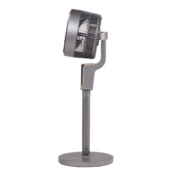 Baridi Pedestal Fan with Remote Control & 12hr Timer 12" - Grey - SE-DH141