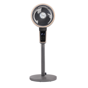Baridi Pedestal Fan with Remote Control & 12hr Timer 12" - Grey - SE-DH141