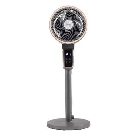Sealey Baridi Pedestal Fan Remote Control & 12hr Timer 12" Grey DH141