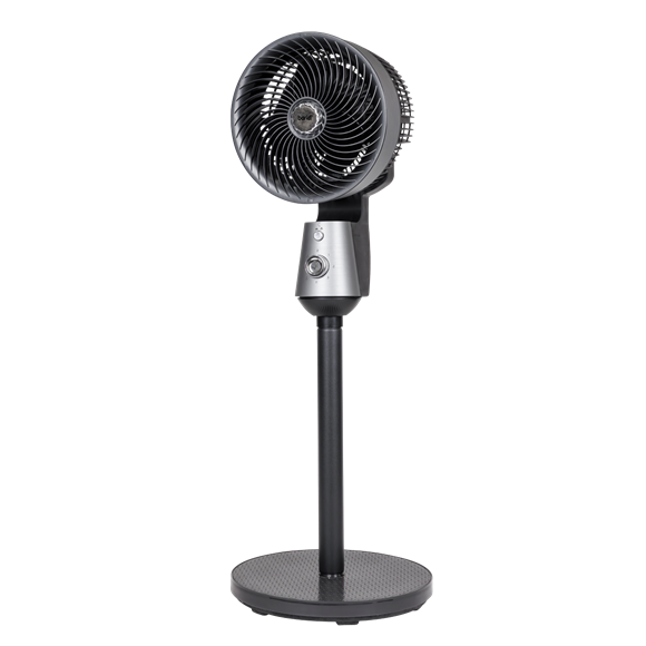 Baridi Pedestal Fan with Manual Control 10" - Grey - SE-DH142