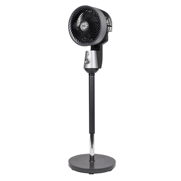 Baridi Pedestal Fan with Manual Control 10" - Grey - SE-DH142