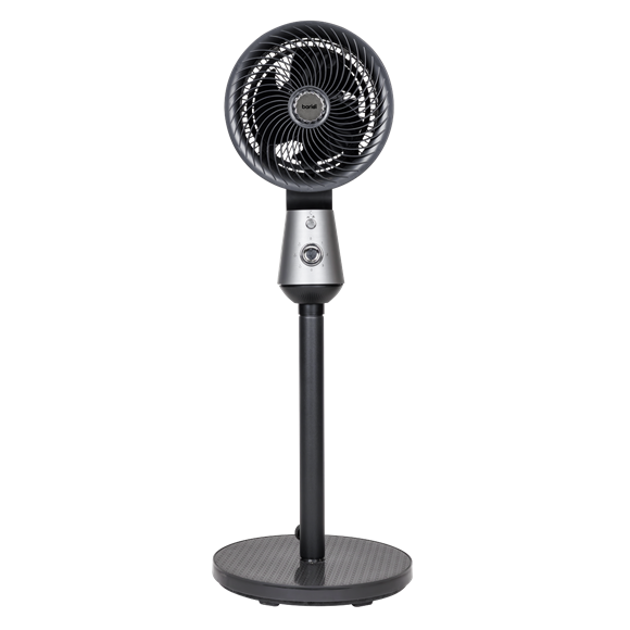 Baridi Pedestal Fan with Manual Control 10" - Grey - SE-DH142