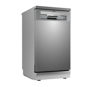 Sealey | Baridi Slimline Freestanding Dishwasher 45cm Wide 10 Place Settings - Silver - DH166