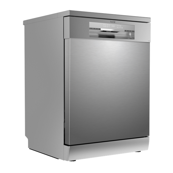 Sealey | Baridi Regular Sized Freestanding Dishwasher 60cm Wide 14 Place Settings - Silver - DH167