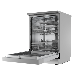 Sealey | Baridi Regular Sized Freestanding Dishwasher 60cm Wide 14 Place Settings - Silver - DH167