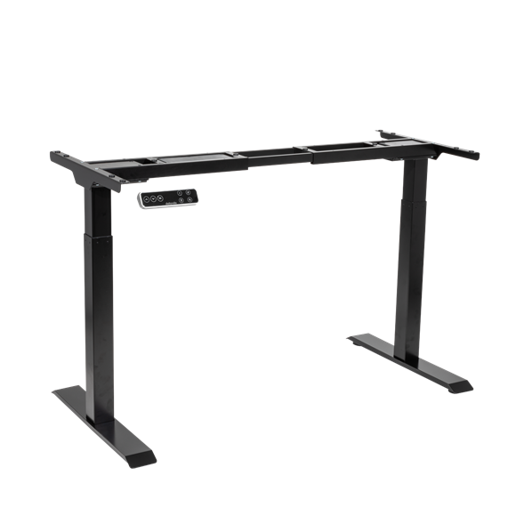 Sealey | Dellonda Dual Motor Ultra-Quiet Desk Frame with Digital Controls 100kg Capacity - Black - DH16