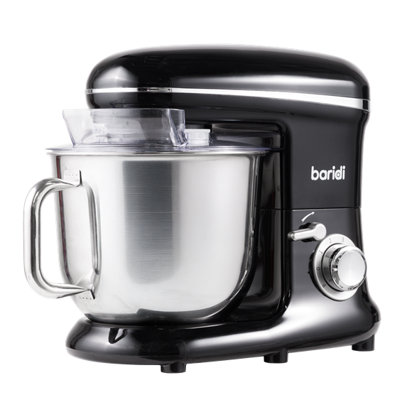 Baridi 1500W Stand Mixer with Accessories 6L - Black - SE-DH173