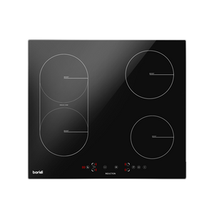 Sealey | Baridi Integrated Induction Hob with 4 Cooking Zones & Bridge Zone 60cm 2800W Output - DH178