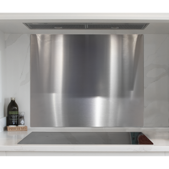 Sealey | Baridi Splashback for Cooker Hoods 90 x 75cm - Stainless Steel - DH195