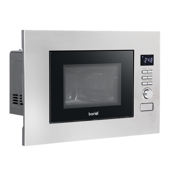 Sealey | Baridi Integrated Microwave Oven 20L Capacity 900W - Stainless Steel - DH196