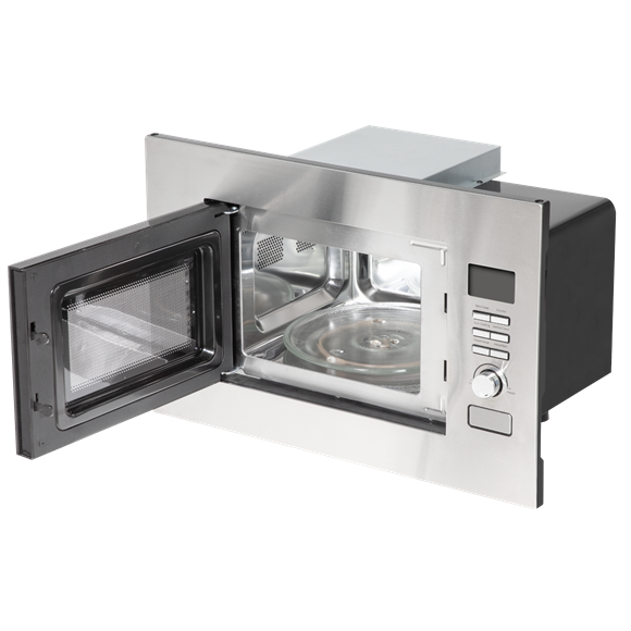 Sealey | Baridi Integrated Microwave Oven 20L Capacity 900W - Stainless Steel - DH196