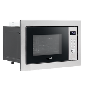 Sealey | Baridi Integrated Microwave Oven with Grill 25L Capacity 900W - Stainless Steel - DH197