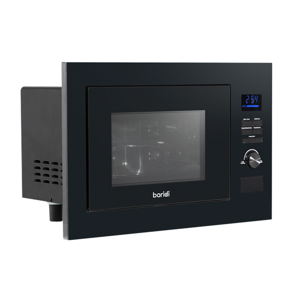 Sealey | Baridi Integrated Microwave Oven with Grill 25L Capacity 900W - Black - DH198