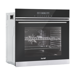 Sealey | Baridi Integrated Fan-Assisted Electric Oven 60cm 72L Capacity - Black/Stainless Steel - DH200